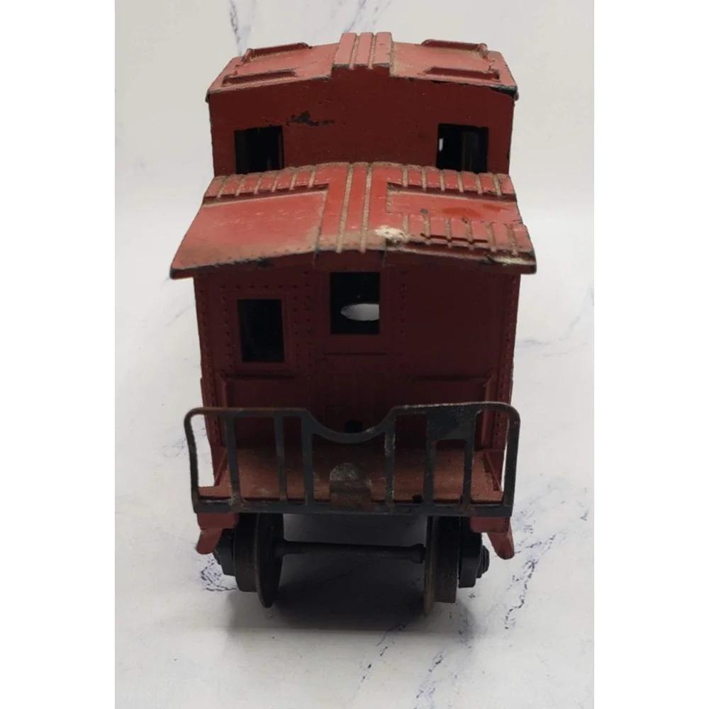 Vintage Lionel Lines 6017 Red Caboose O Gauge Train Car